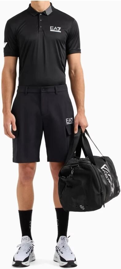 Emporio Ar i EA7 Verstelbare Gymtas met Afneembare Band Black - Foto 7