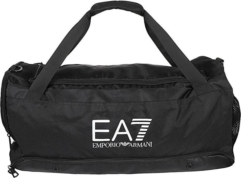 Emporio Ar i EA7 Zwarte sporttas met meerdere comparti ten Black - Foto 4