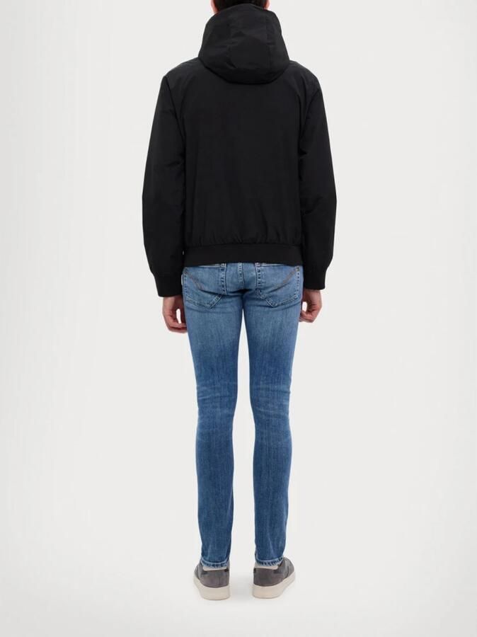 Emporio Armani EA7 Zwarte Zip-Up Hoodie Jas Mannen Herfst Winter Black Heren - Foto 3