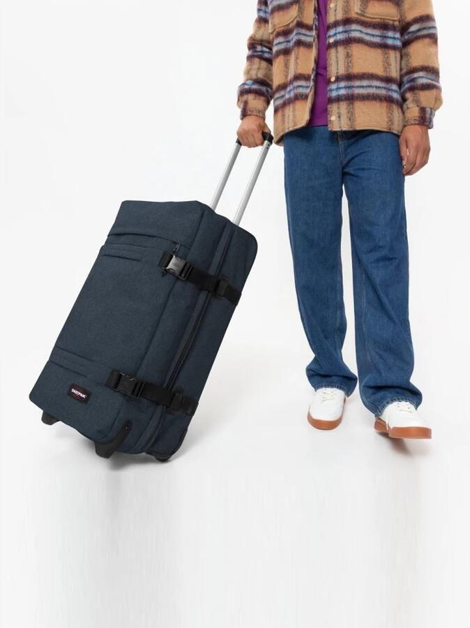 Eastpak Blauwe Reistrolley Triple Denim Blue Unisex - Foto 4