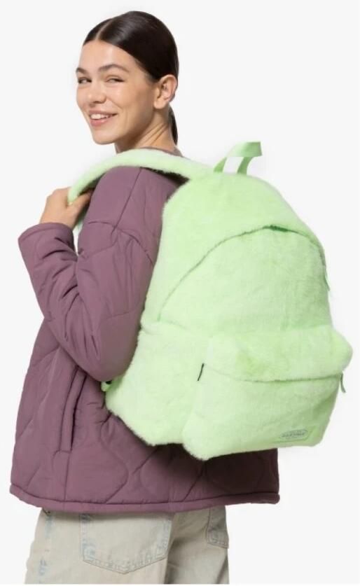 Eastpak Fuzzy Gewatteerde Rugzak Green Dames - Foto 2