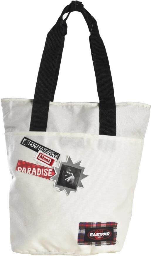Eastpak Witte Shopper Tas met Opgezet Logo White Dames