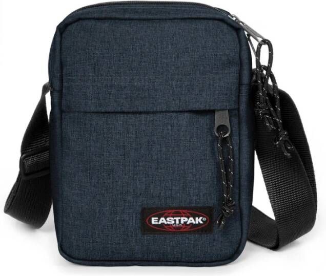 Eastpak Schoudertas THE ONE Triple Denim bevat gerecycled materiaal(global recycled standard )