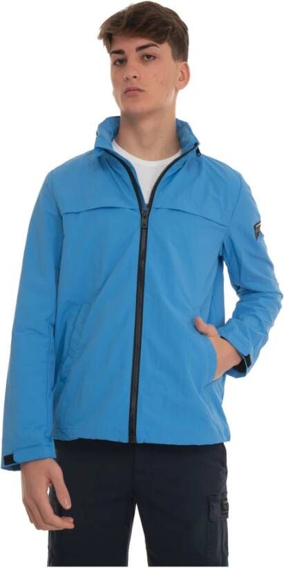 Ecoalf Beniaalf nylon harrington jacket Blauw Heren
