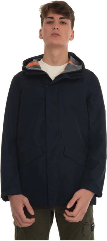 Ecoalf Cachialf hooded jacket Blauw Heren