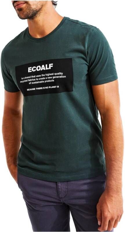 Ecoalf Camiseta t-shirt Groen Heren