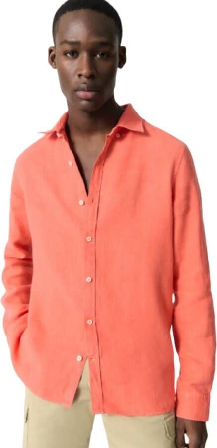 Ecoalf Casual Shirts Oranje Heren