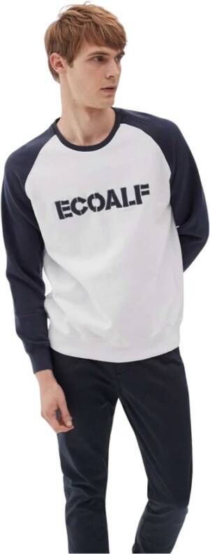 Ecoalf College sweatshirt Wit Heren