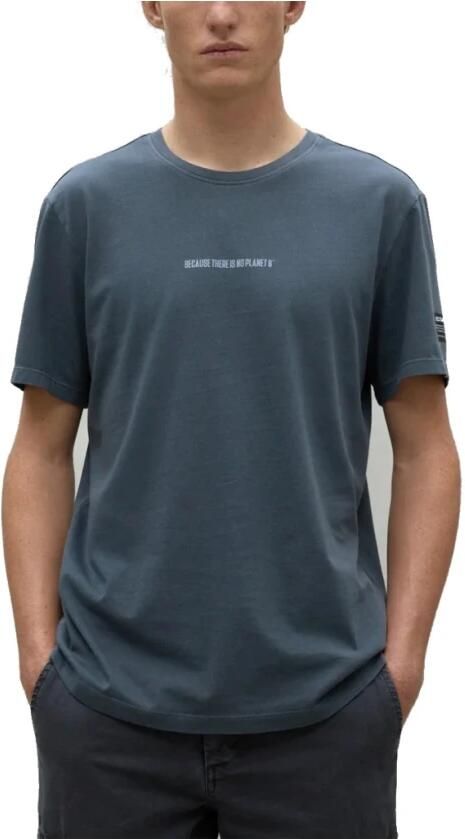 Ecoalf Heren Organisch Katoenen T-shirt Blue Heren - Foto 5