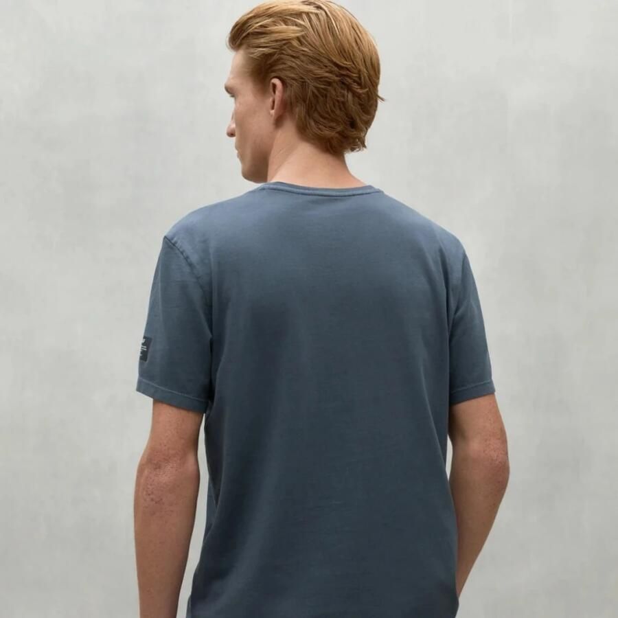 Ecoalf Heren Organisch Katoenen T-shirt Blue Heren