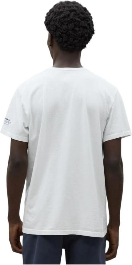 Ecoalf Biologisch katoenen T-shirt met Planet B Claim White Heren - Foto 2