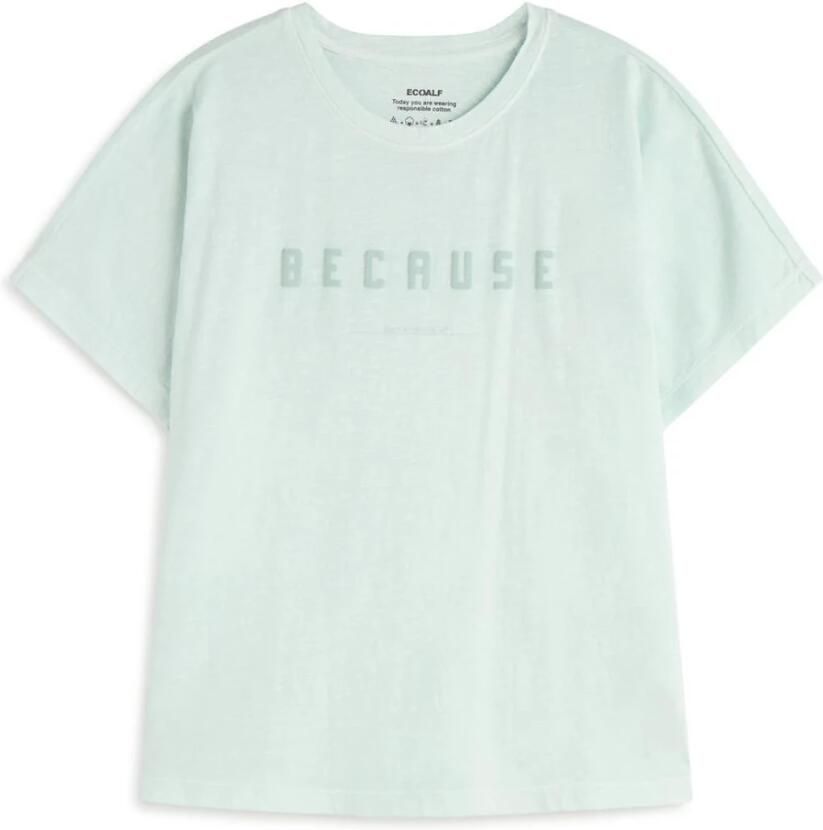 Ecoalf Blauw Baby T-shirt Kemi Blue Dames - Foto 3