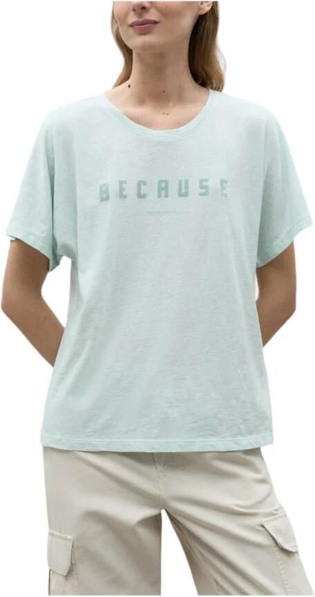 Ecoalf Blauw Baby T-shirt Kemi Blue Dames