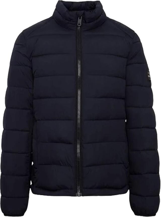 Ecoalf Blauwe Textiel Heren Pufferjas Blue Heren