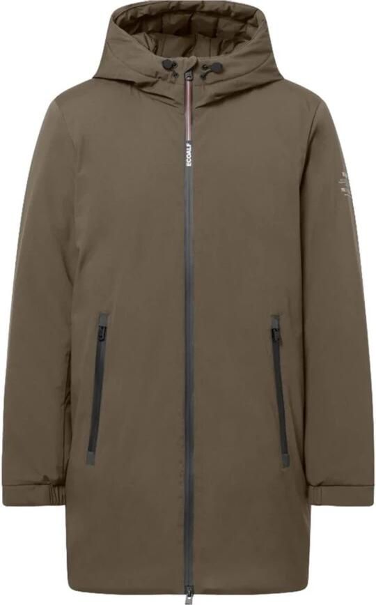 Ecoalf Waterbestendige Polyesterjas met Productie Brown Heren - Foto 2