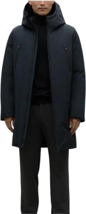 Ecoalf Gerecyclede Oceaanjas met Capuchon Blue Heren - Foto 3