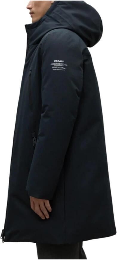 Ecoalf Gerecyclede Oceaanjas met Capuchon Blue Heren