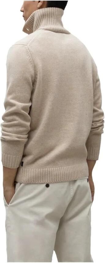 Ecoalf Klassieke Heren Katoenen Trui Beige Heren - Foto 2