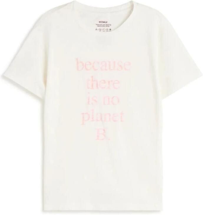 Ecoalf Minimalistisch T-shirt voor bewuste vrouwen White Dames - Foto 3