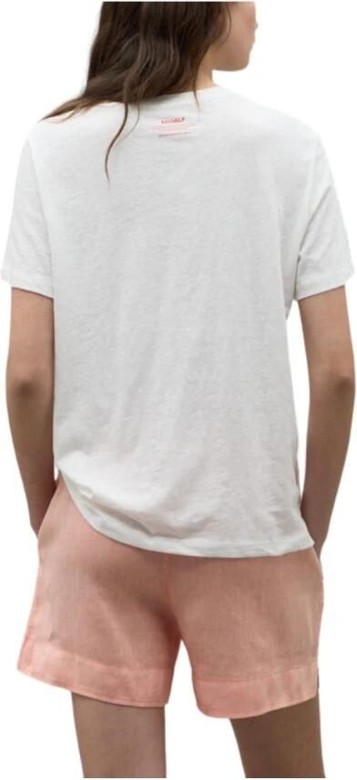 Ecoalf Minimalistisch T-shirt voor bewuste vrouwen White Dames - Foto 2