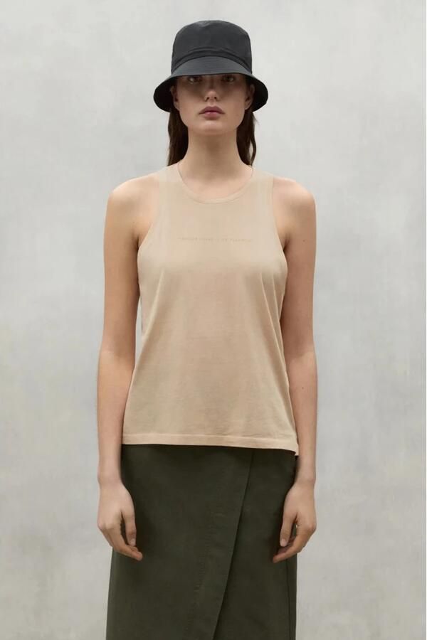 Ecoalf Mouwloos Zomer T-shirt Brown Dames - Foto 2