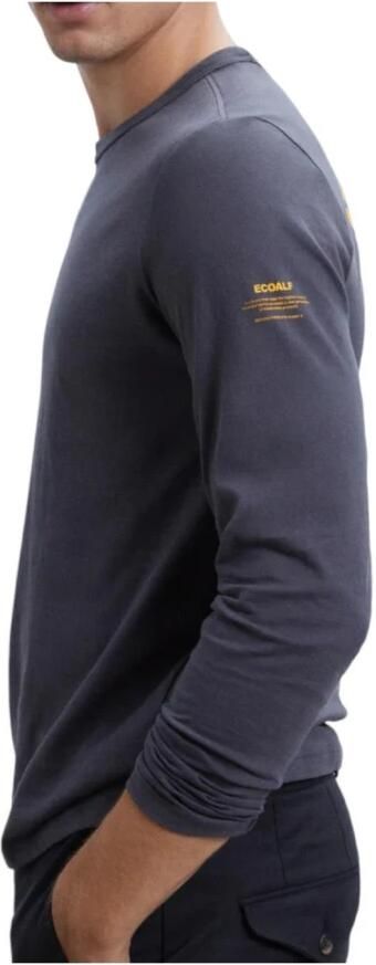 Ecoalf Organisch T-shirt met lange mouwen Nabil Blue Heren - Foto 2