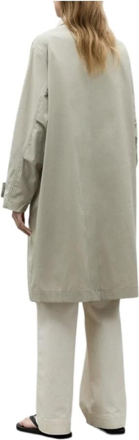 Ecoalf Single-Breasted Coats Beige Dames