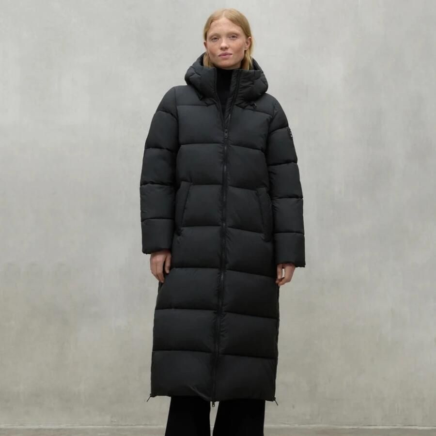 Ecoalf Stijlvolle jassen voor mannen en vrouwen Black Dames - Foto 3