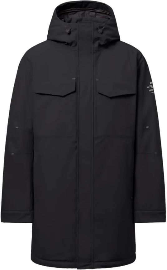 Ecoalf Waterbestendige Polyesterjas met Modern Ontwerp Black Heren