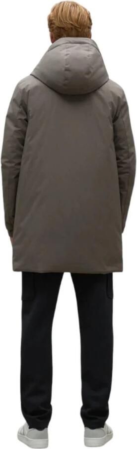 Ecoalf Waterbestendige Polyesterjas met Productie Brown Heren - Foto 3