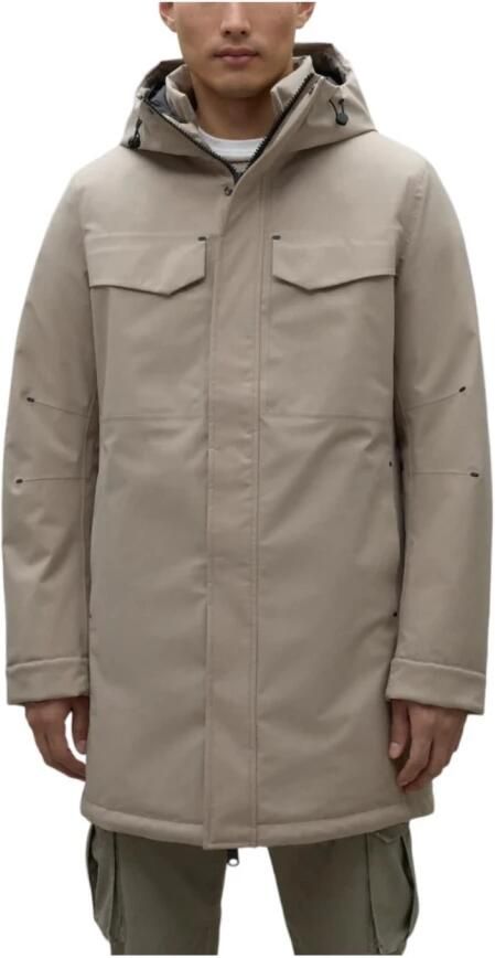 Ecoalf Waterdichte Polyesterjas Raineralf Beige Heren - Foto 5