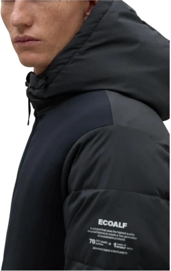 Ecoalf Waterdichte Ritteralf Jas Black Heren