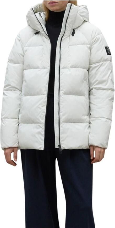 Ecoalf Witte Textiel Dames Puffer Jas White Dames - Foto 2