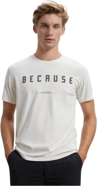 Ecoalf Klassiek Katoenen T-Shirt White Heren