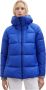 Ecoalf Korte Sapphire Blue Jas Blauw Dames - Thumbnail 1