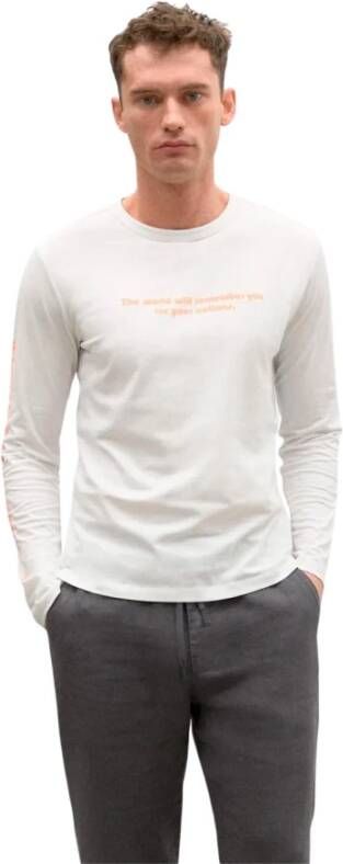 Ecoalf Long Sleeve Tops Wit Heren