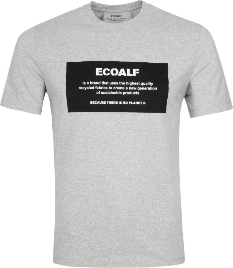 Ecoalf Natal t-shirt label Grijs Heren