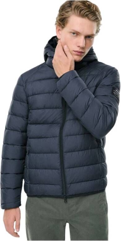 Ecoalf Down Jackets Blauw Heren