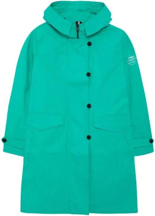 Ecoalf Rain Jackets Groen Dames