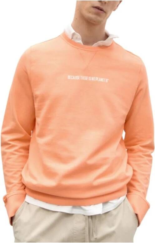 Ecoalf Sweatshirt Oranje Heren