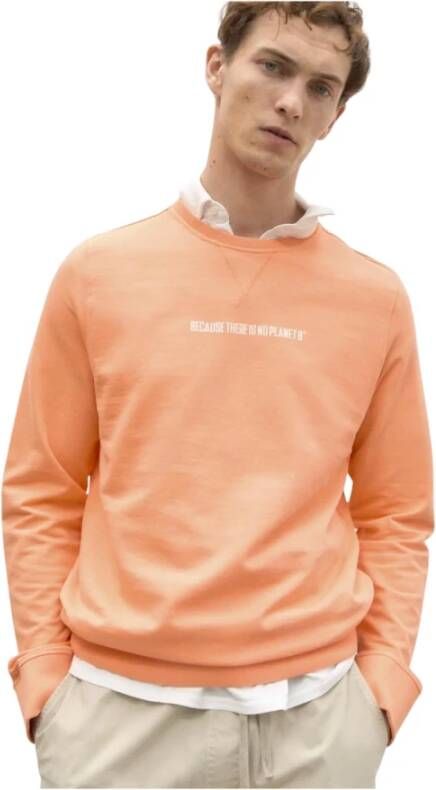Ecoalf Sweatshirt Oranje Heren