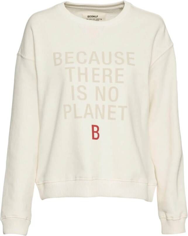 Ecoalf Sweatshirt White Dames