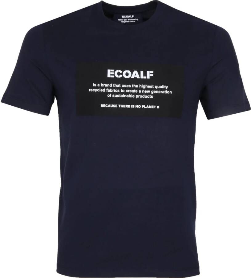 Ecoalf T-shirt Blauw Heren
