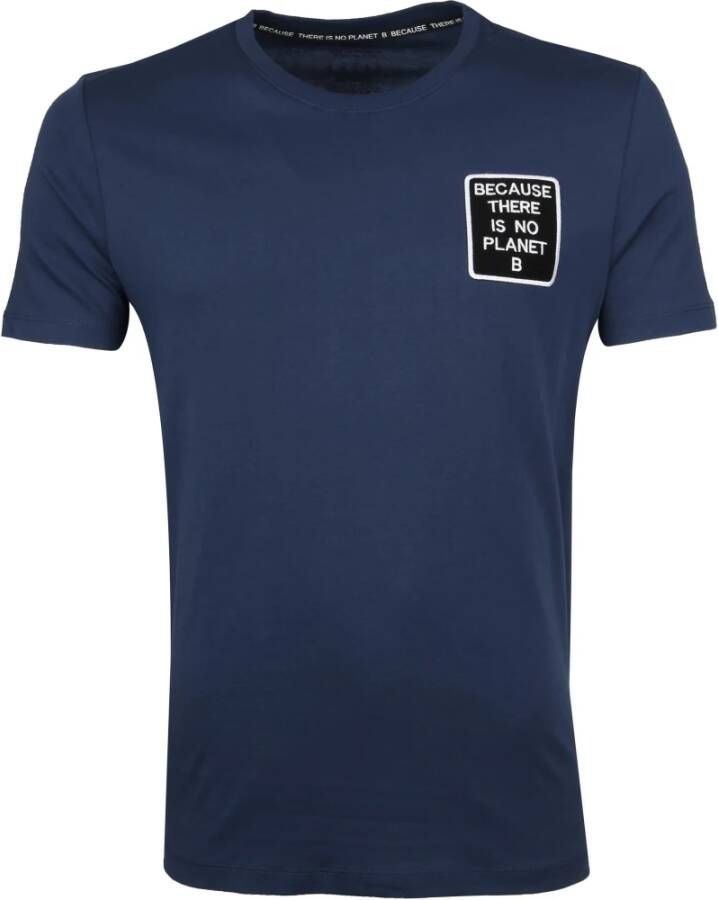 Ecoalf t-shirt Blauw Heren