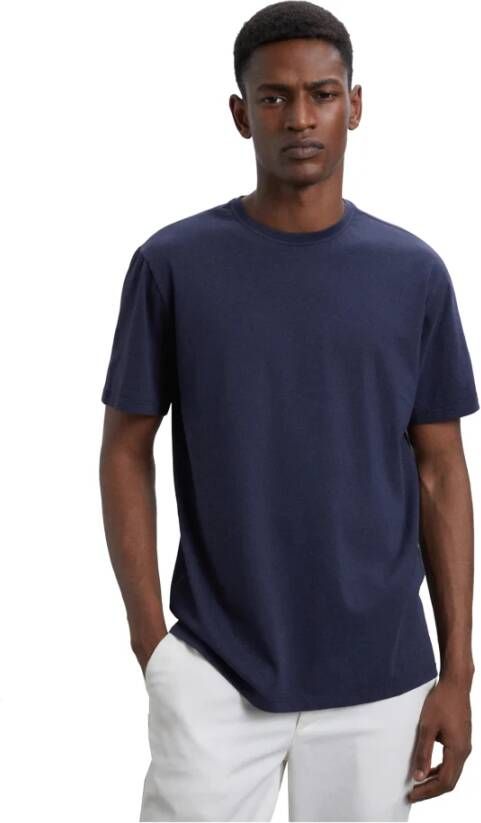 Ecoalf T-Shirts Blauw Heren