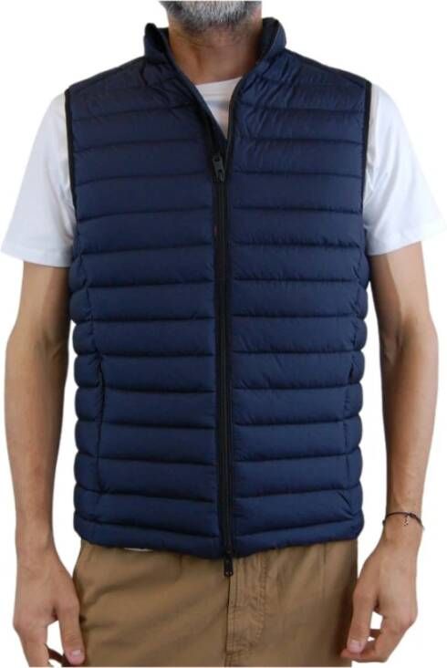 Ecoalf Vests Blauw Heren