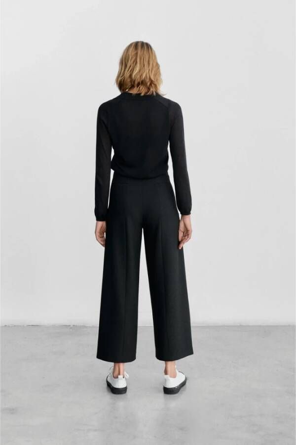 Ecoalf Wijde broek Zwart Dames