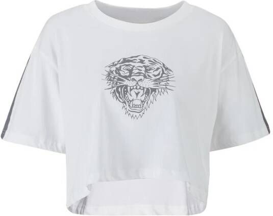 Ed Hardy t-shirt Wit Dames