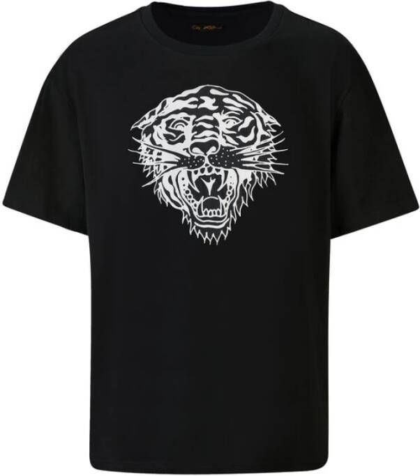 Ed Hardy T-shirt Korte Mouw Tiger-glow t-shirt black