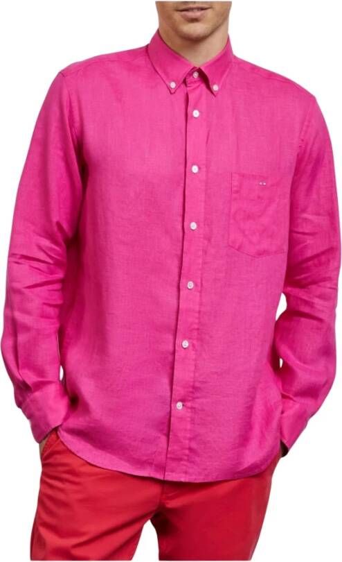Eden Park Casual overhemd Roze Heren
